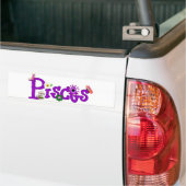 Pisces Flowers Bumpersticker (Op Truck)