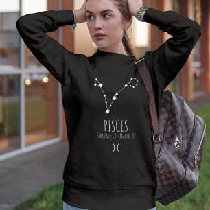 Pisces   Gepersonaliseerde zodiac-constellatie Trui