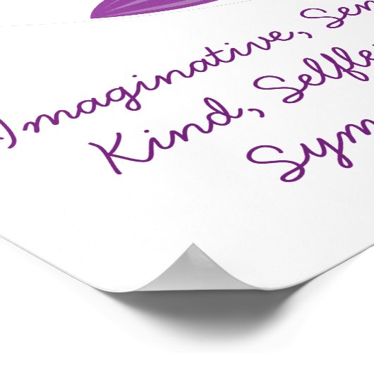 Pisces - Girl Horoscope Poster (Hoek)