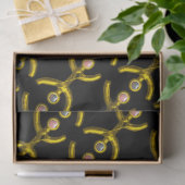 PISCES GOLD ZODIAC VERJAARDAG JUWEEL EN PARELS Zwa Tissuepapier (Geschenk)