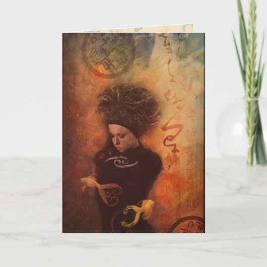 Pisces Greeting Kaart (Voorkant)
