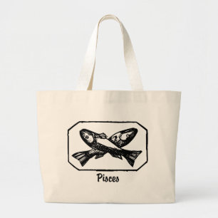 Pisces Grote Tote Bag