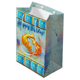 Pisces Happy Birthday - Middelgrote cadeautas