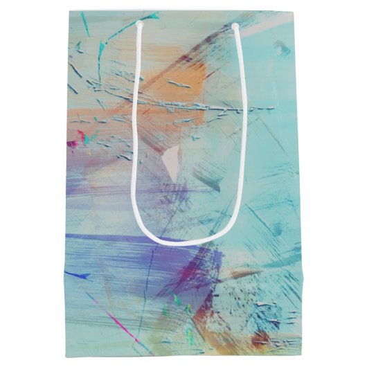 Pisces Happy Birthday - Middelgrote cadeautas (Achterkant)