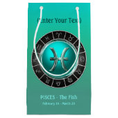 Pisces - het Horoscoopsymbool van de vis Klein Cadeauzakje (Voorkant)