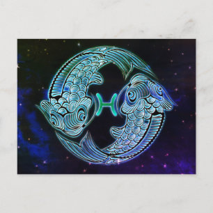 pisces het viszodiale briefkaart