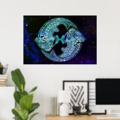 pisces het viszodiale poster (Thuiskantoor)