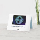 pisces het viszodiale wenskaart kaart (Achterkant)