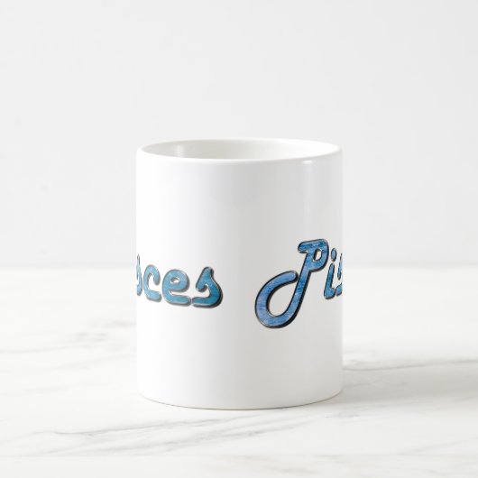 Pisces in Aquamarine Koffiemok (Center)