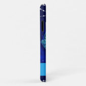 Pisces in Dark Blue Hoesje-Mate iPhone Case (Achterkant/rechts)
