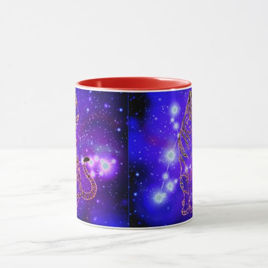 Pisces in het jaar van de tijger mok (Midden)