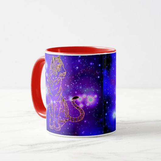 Pisces in het jaar van de tijger mok (Voorkant links)