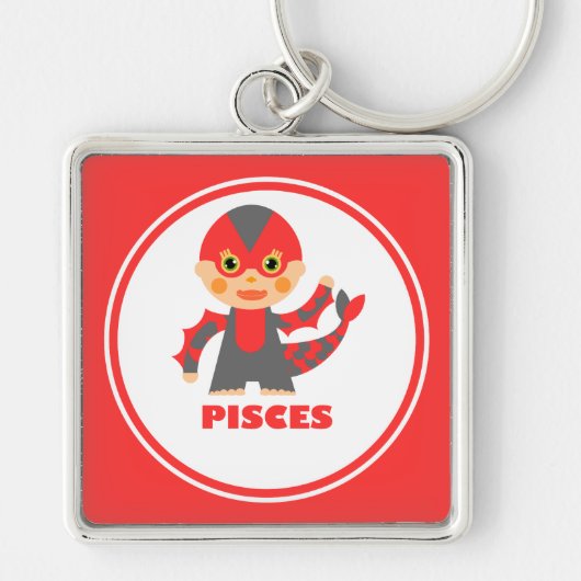 Pisces is mijn Zodiac Sign Sleutelhanger (Voorkant)