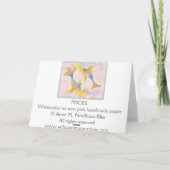 Pisces Kaart (Achterkant)