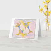 Pisces Kaart (Gele Bloem)