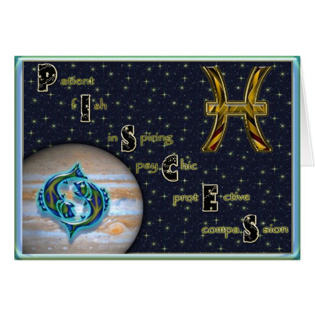 PISCES-KAART (Voorkant Horizontaal)