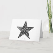 Pisces Keltisch Tweestroom‑Symbool | BurnsInHell I Kaart (Achterkant)
