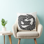 Pisces Keltisch Tweestroom‑Symbool | BurnsInHell I Kussen (Stoel)