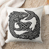 Pisces Keltisch Tweestroom‑Symbool | BurnsInHell I Kussen (Deken)