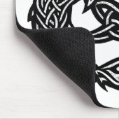 Pisces Keltisch Tweestroom‑Symbool | BurnsInHell I Muismat (Hoek)