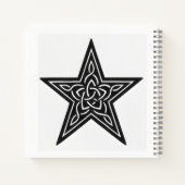Pisces Keltisch Tweestroom‑Symbool | BurnsInHell I Notitieboek (Achterkant)