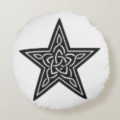 Pisces Keltisch Tweestroom‑Symbool | BurnsInHell I Rond Kussen (Achterkant)