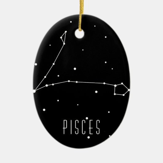 Pisces Keramisch Ornament (Voorkant)