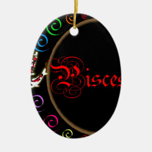 Pisces Keramisch Ornament
