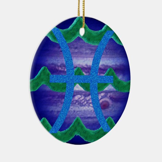 Pisces Keramisch Ornament (Rechts)