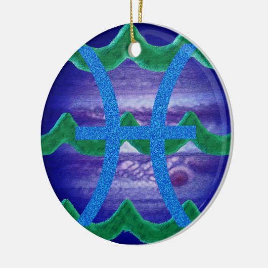 Pisces Keramisch Ornament (Links)