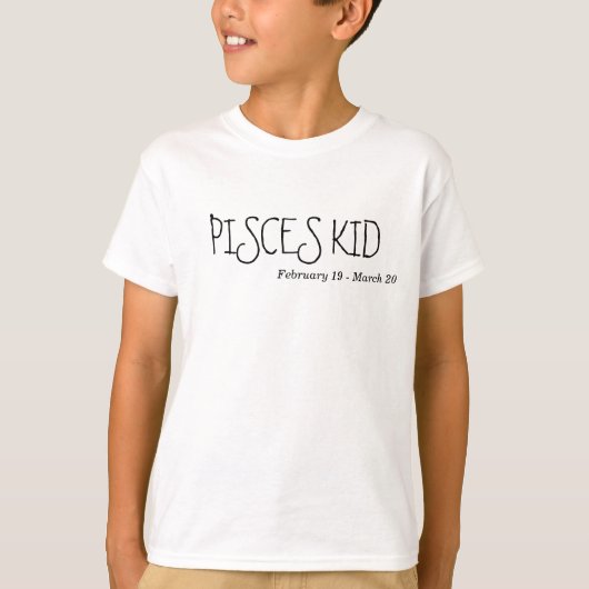 PISCES KIND, 19 februari - 20 maart T-shirt (Voorkant)