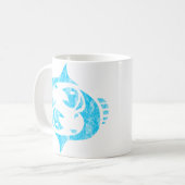 pisces koffiemok (Voorkant links)