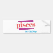 Pisces LtRoze Bumpersticker (Voorkant)