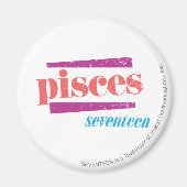 Pisces LtRoze Magneet (Voorkant)
