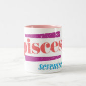 Pisces LtRoze Tweekleurige Koffiemok (Center)