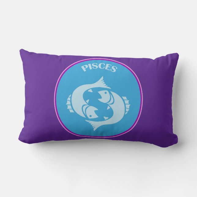 Pisces Lumbar Pillow Kussen (Achterkant)