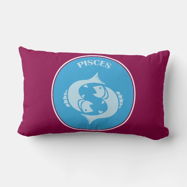 Pisces Lumbar Pillow Kussen (Achterkant)