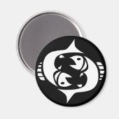 pisces magneet (Voorkant / Achterkant)