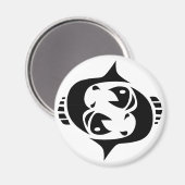 pisces magneet (Voorkant / Achterkant)