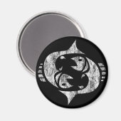 pisces magneet (Voorkant / Achterkant)