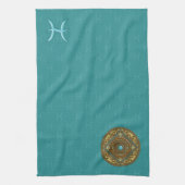 Pisces Mandala Hand Towel Theedoek (Verticaal)