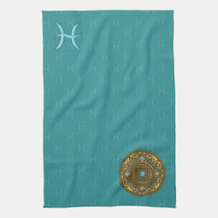 Pisces Mandala Hand Towel Theedoek