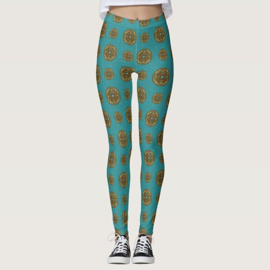 Pisces Mandala Leggings (Voorkant)