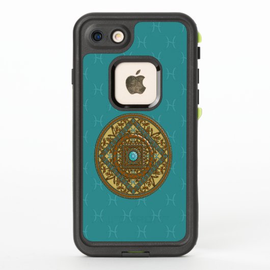 Pisces Mandala Lifeproof Hoesje (Achterkant)