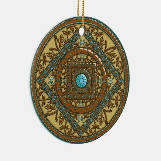 Pisces Mandala Ornament (Rechts)