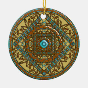 Pisces Mandala Ornament