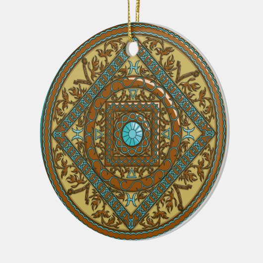 Pisces Mandala Ornament (Links)