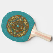 Pisces Mandala Ping Pong Batje (Zijkant)