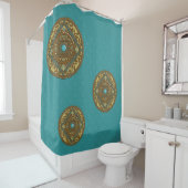 Pisces Mandala Shower Curtain Douchegordijn (In situ)