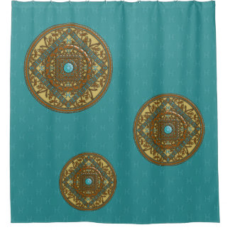 Pisces Mandala Shower Curtain Douchegordijn